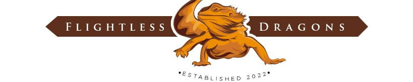 Flightless Dragons Reptiles and Exotics logo